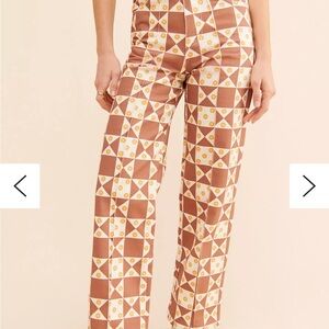 Lisa Says Gah Robyn Geometric Print Jeans